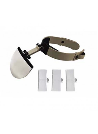 -şapka Tip Kask Büyüteç, 4 Farklı Büyütme Lensli Büyüteç (