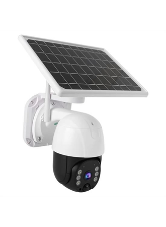 Solar Panelli Su Geçirmez Gece Görüş Destekli Kablosuz Bağlantılı Güvenlik Kamerası (
