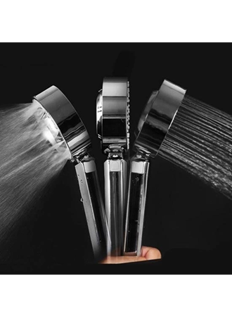 Çift Taraflı Yüksek Basınç Su Akıtan Şampuan Hazneli Duş Başlığı (