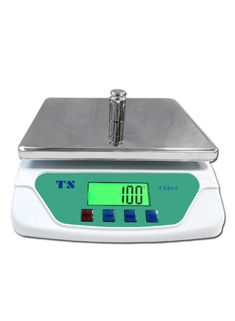 TS-500 Dijital Terazi - LCD Ekran, Dara Alma, Sayım Fonksiyonlu, Yüksek Hassasiyetli Tartım Cihazı (