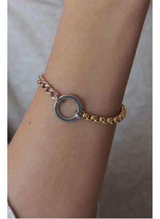 Çelik Mix Renk Kadın Bileklik