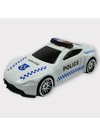Metal Mini Polis Arabası 8 cm - Polis - 5