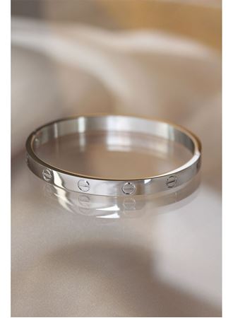 316L Çelik Silver Renk Bilezik