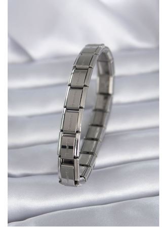 316L Çelik Gümüş Renk Yazılı Nomination Model Kadın Bileklik