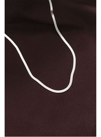 316L Çelik Gümüş Renk 60 cm İtalyan Zincir Kolye