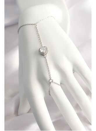 316L Çelik Gümüş Renk Kalp Model Şahmeran