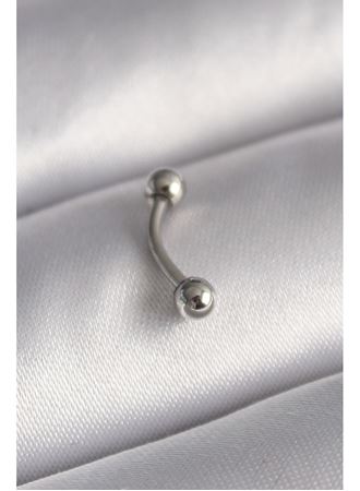 316L Çelik Gümüş Renk Topçuk Model Piercing