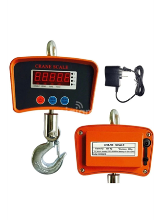 500 kg Dijital Askılı Çengel Baskül Terazi - Yüksek Kapasiteli Hassas Tartım (