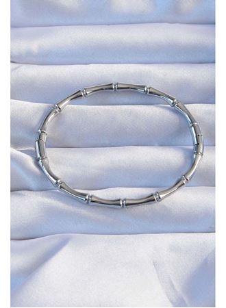 316L Çelik Gümüş Renk Kemik Model Bileklik