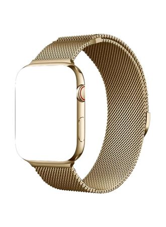 Paslanmaz Çelik Watch 10 Uyumlu Kaliteli Kordon Altın Renk 42-44-45-49mm