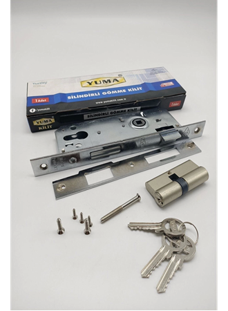 Kaliteli Ve Güvenliğiniz İçin Sağlam ve Dayanıklı Çözüm Silindirli Gömme Kilit Yuma (