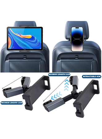 Pratik Koltuk Arkası Ayarlanabilir Tablet Telefon Tutucu (