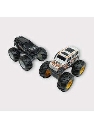 Mini Off-Road Araçlar 2'li - Siyah Beyaz