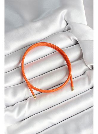 Mıknatıslı Turuncu Renk Sarmal Kadın Bileklik