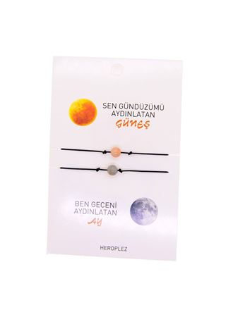 Güneş ve Ay - Arkadaş Şans Bilekliği