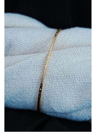 Ajda Bilezik Baklava Desenli 22 Ayar Kaplama 2 Adet