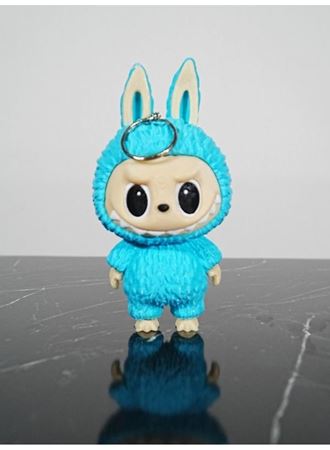 Labubu Figür Anahtarlık 2 Adet Turkuaz 13 cm Kaliteli