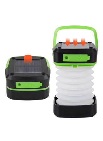 Katlanabilir Kamp Lambası Akordiyon Lamba Şarjlı 3 Kademeli Solar (