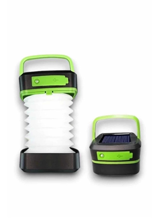 Kamp Feneri Lambası Solar Güneş Enerji Portatif Işıldak Şarjlı (