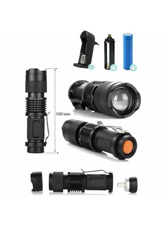 Zoomlu El Feneri Su Geçirmez El Feneri Kama Star Km82 (