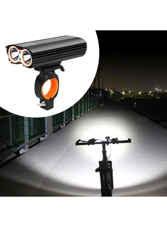 Şarj Göstergeli Uzun Menzil Su Geçirmez Led Bisiklet Feneri 1600 Lumen (