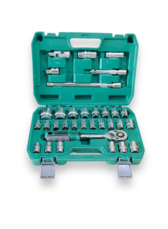 32 Parça Profesyonel Lokma Takımı 1/2 Cr-v Çeliği (32 PARÇA) (