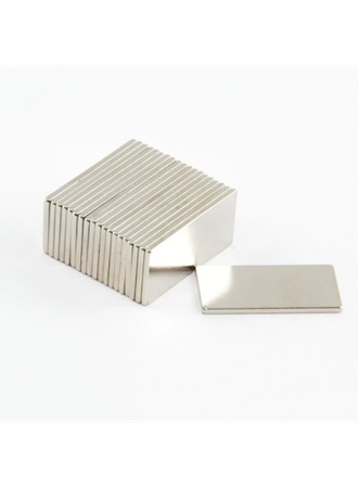 5 Adet 15x10x1.5 mm Köşeli Neodyum Mıknatıs N35 Magnet Dayanıklı Nikel Kaplama (
