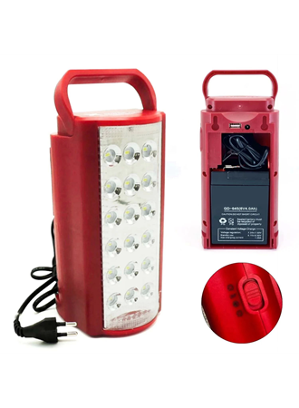 24 Büyük Ledli 80 Saat Yanan Powerbank Özellikli Akülü Led Işıldak (