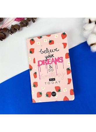 Believe In Your Dreams Tasarımlı Terzi Dikişli Defter