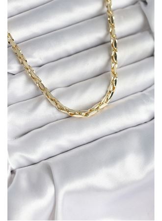 Pirinç Gold Renk 60 cm Zincir Kadın Kolye