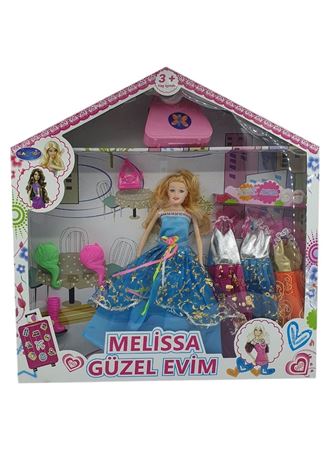 Bebek Yedek Elbiseli Ve Aksesuarlı - 1115-21 - Mavi