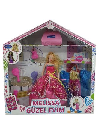 Bebek Yedek Elbiseli Ve Aksesuarlı - 1115-21 - Pembe