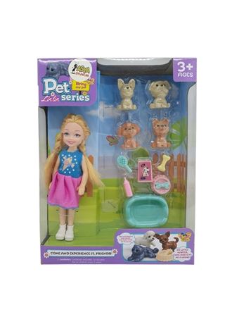 Pet Shop - Bebekli Köpek Bakım Seti - 7722-3 - Sarışın