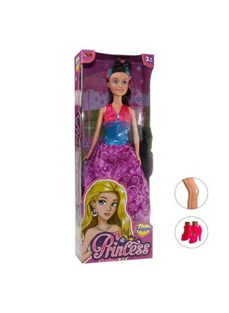 Prenses Bebek 30 cm - 66774 -3 - Mor