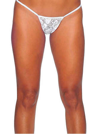 Beyaz Dantelli Tanga TM1165