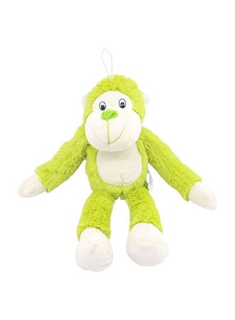 Peluş Maymun 40 cm - Yumuşak Peluş - G5501 - Yeşil