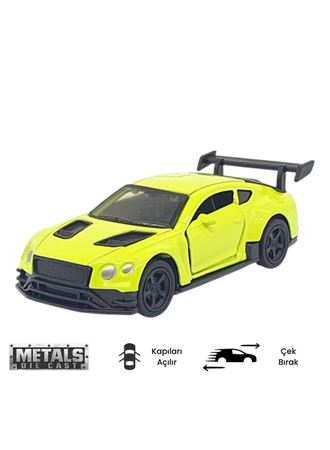 Çek Bırak Metal Küçük Arabalar 8 cm - 6411A-6 - Açık Yeşil