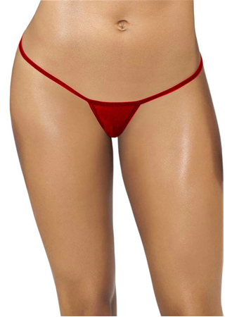 Kırmızı Tül Tanga TM1115