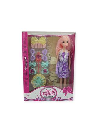 Prenses Bebek Makyaj Seti - Mor