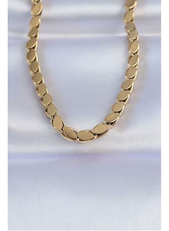 316L Çelik Gold Renk Arpa Model Kolye