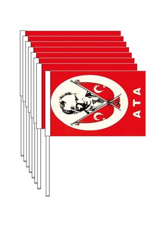 Bayrak- Kağıt Sopalı Küçük Türk-Atalı 80'li