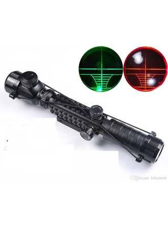 3-9x32 Eg Zoomlu Av Tüfeği Dürbünü çift Işık Kaynaklı (