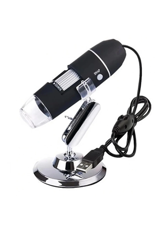 -1600X USB dijital mikroskop kamera endoskop 8LED büyüteç Metal standı (