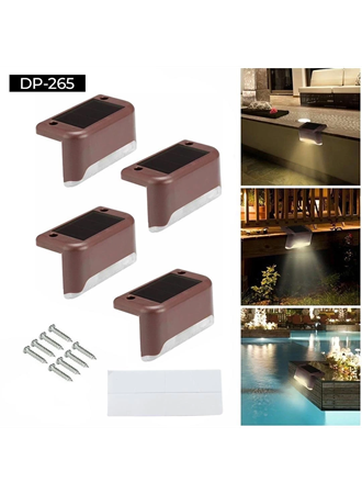 Güneş Enerjili Köşe Lambası 4lü (