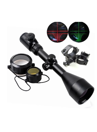 3-9x56eg Yüksek Kaliteli çıft ışık Kırmızı,yeşil Kaynaklı Avcılık Süfer Dürbün(b) (