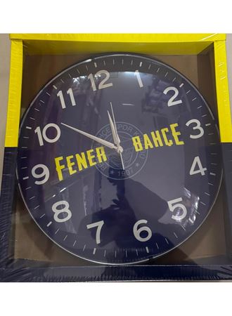 Duvar Saati  Lacivert Sarı