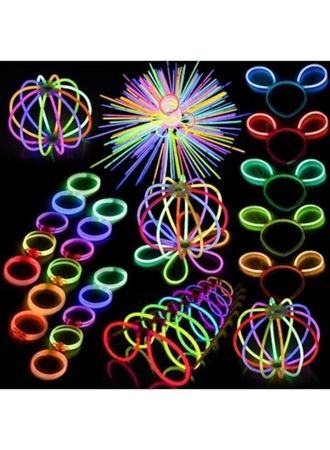 Fosforlu Çubuk Glow Stıck 50 Pcs
