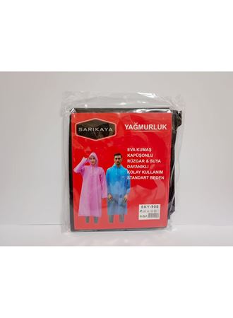 Yağmurluk Siyah Renk (Standart Beden)