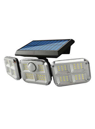 Sensörlü 3 Kademeli 120 Ledli Solar Lamba (