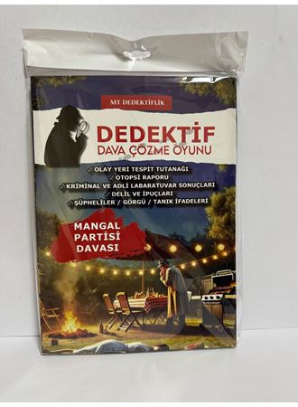 Dedektif Dava Çözme Oyunu  Mangal Partisi Davası